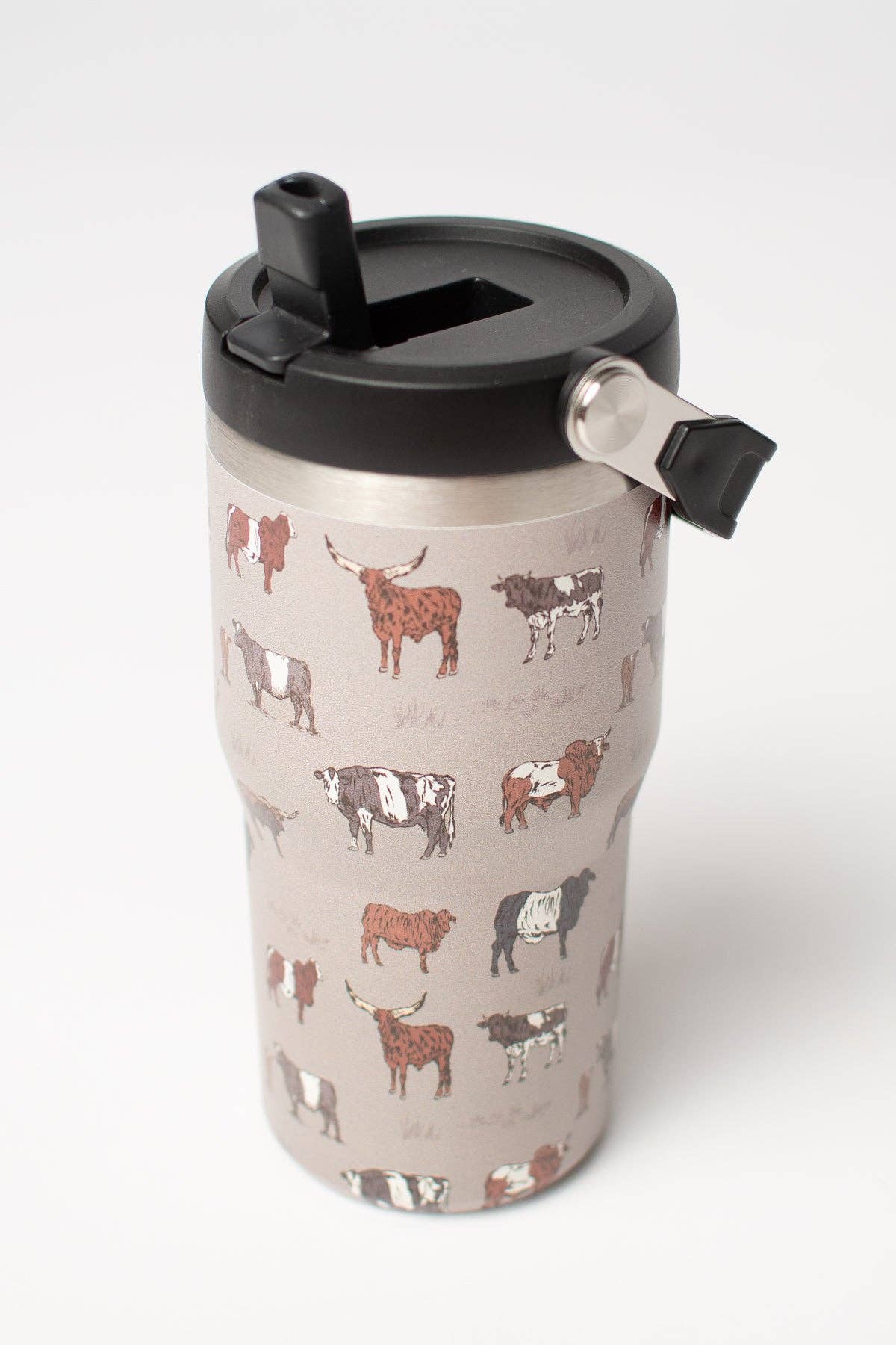 Vintage Cattle 20oz Kids Bucket Handle Tumbler