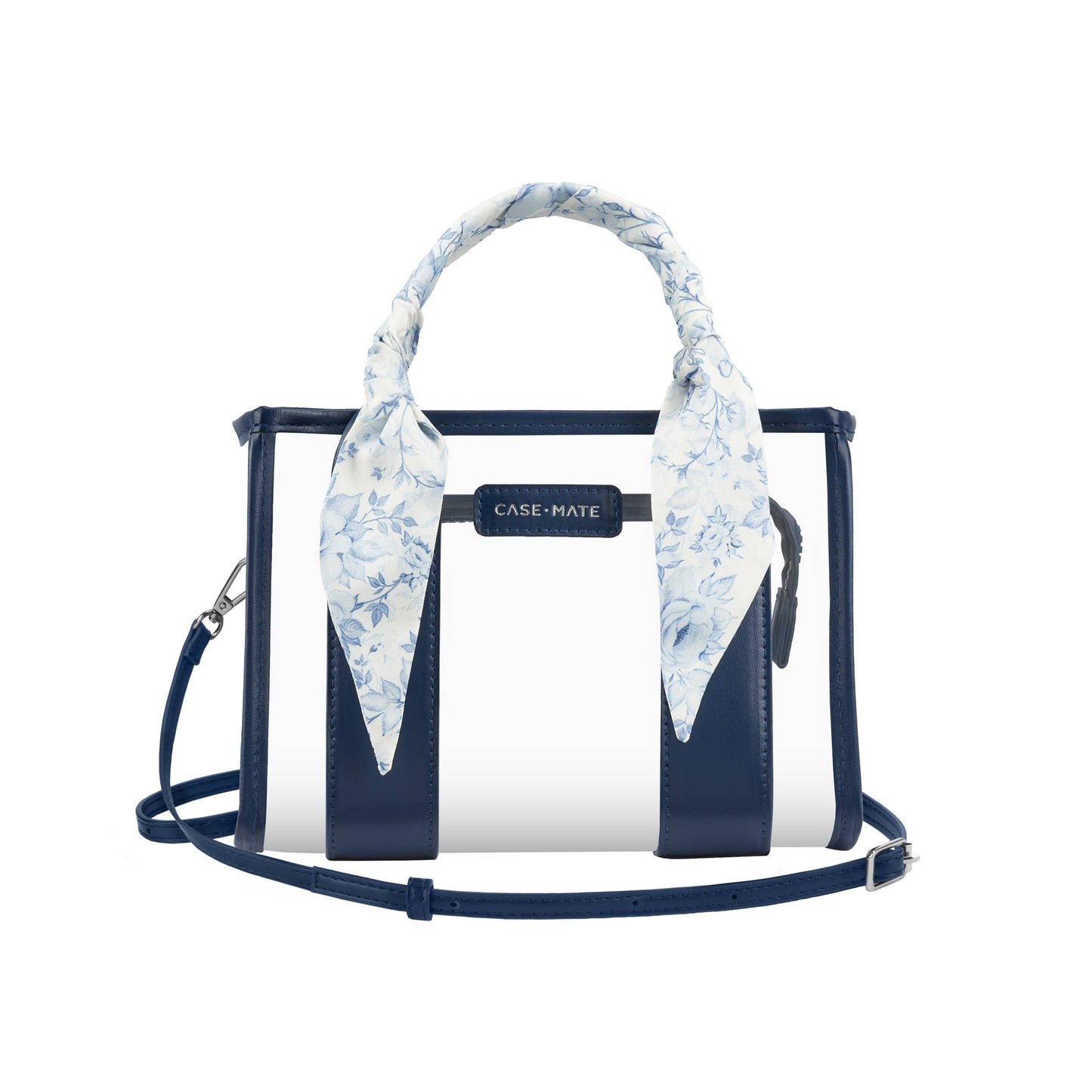 Case-Mate Clear Stadium Bag: Varsity Red Bow