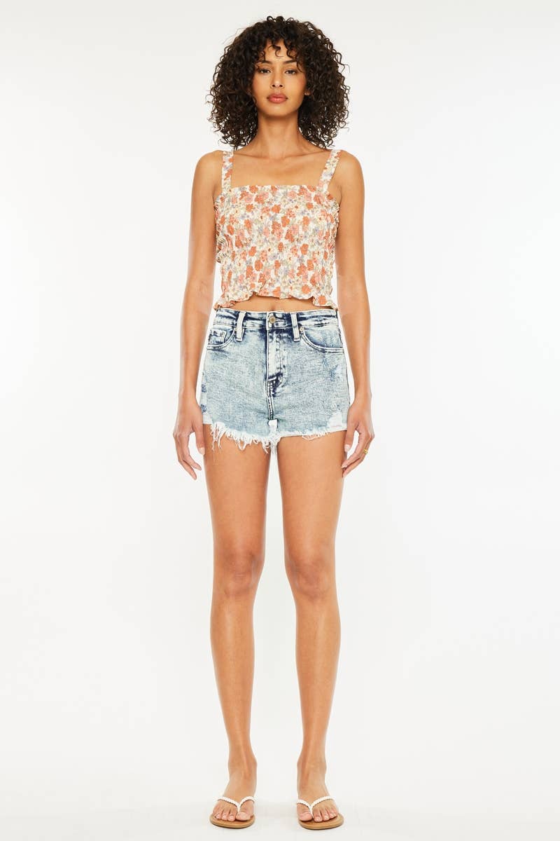 HR Fray Denim Shorts
