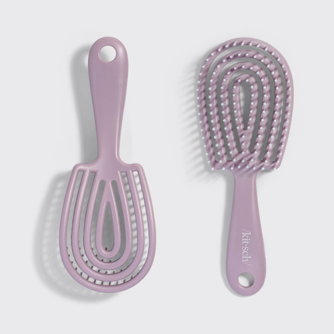 Mini Soft Violet Detangling Flexi Brush