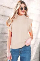 Cable Knit Turtleneck Sweater