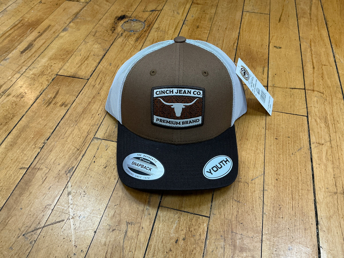 Youth Cinch SnapBack- Brown