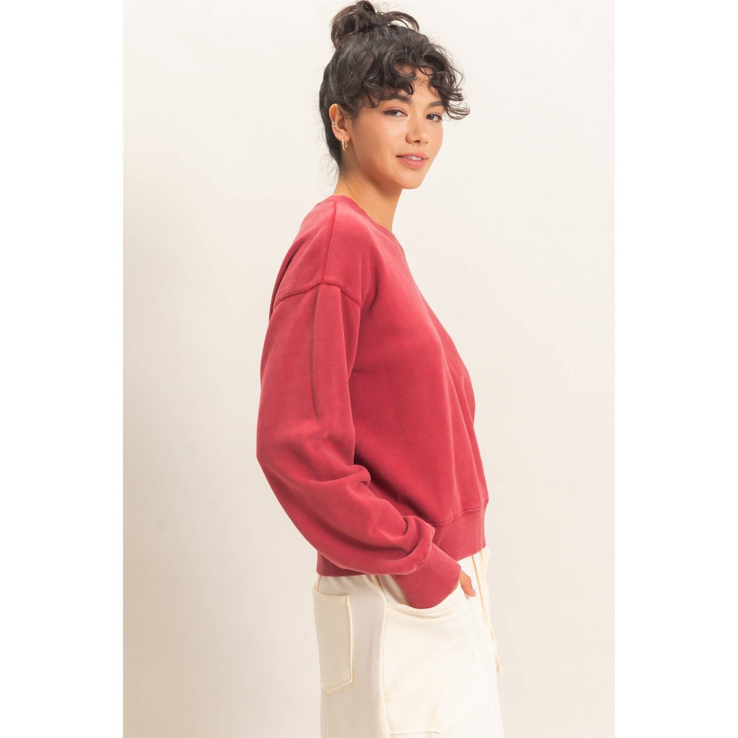 Acid Wash Sweatshirt