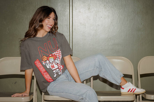Huskers Basketball Tee