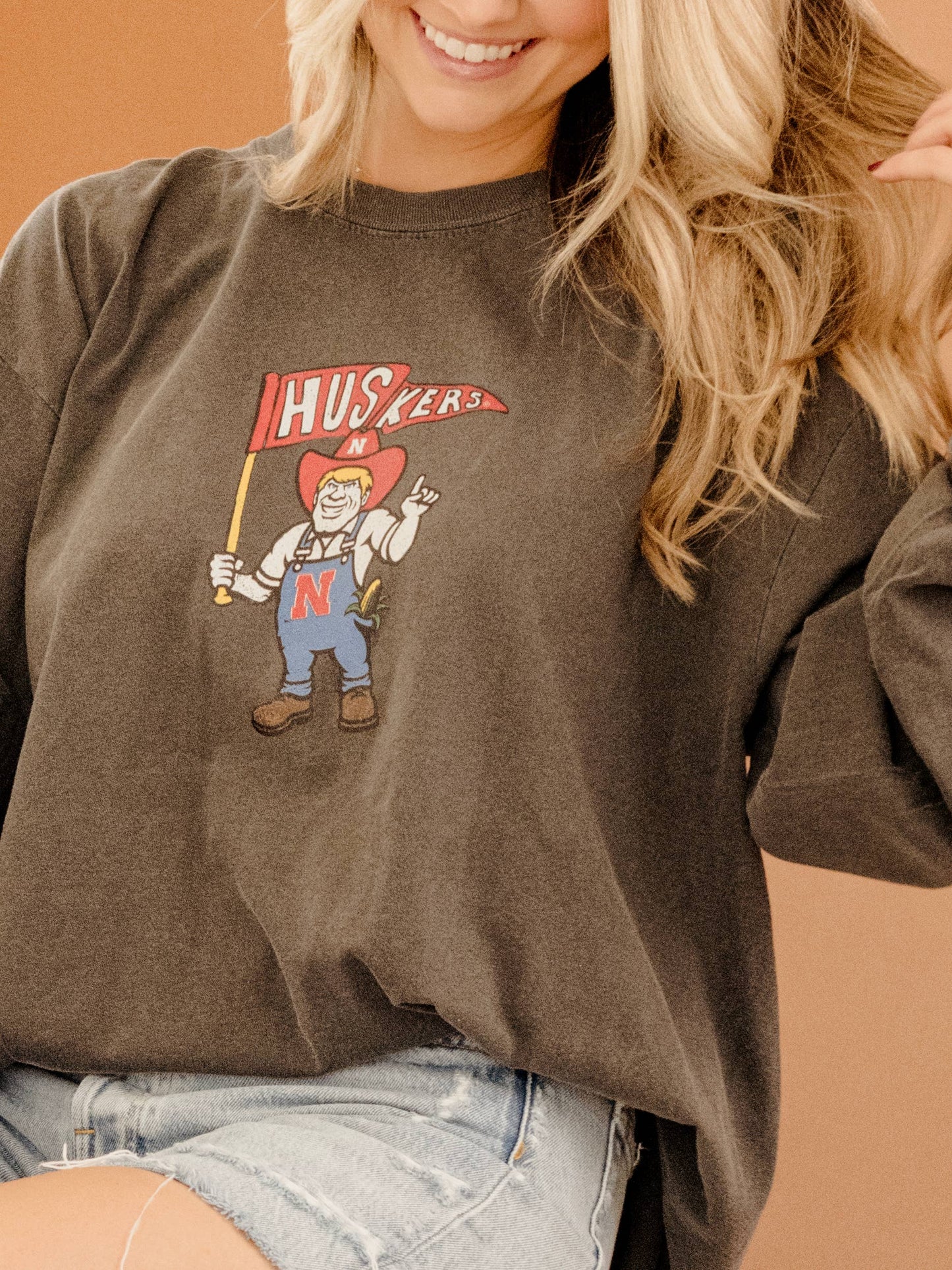 Ne Huskers Mascot Tee