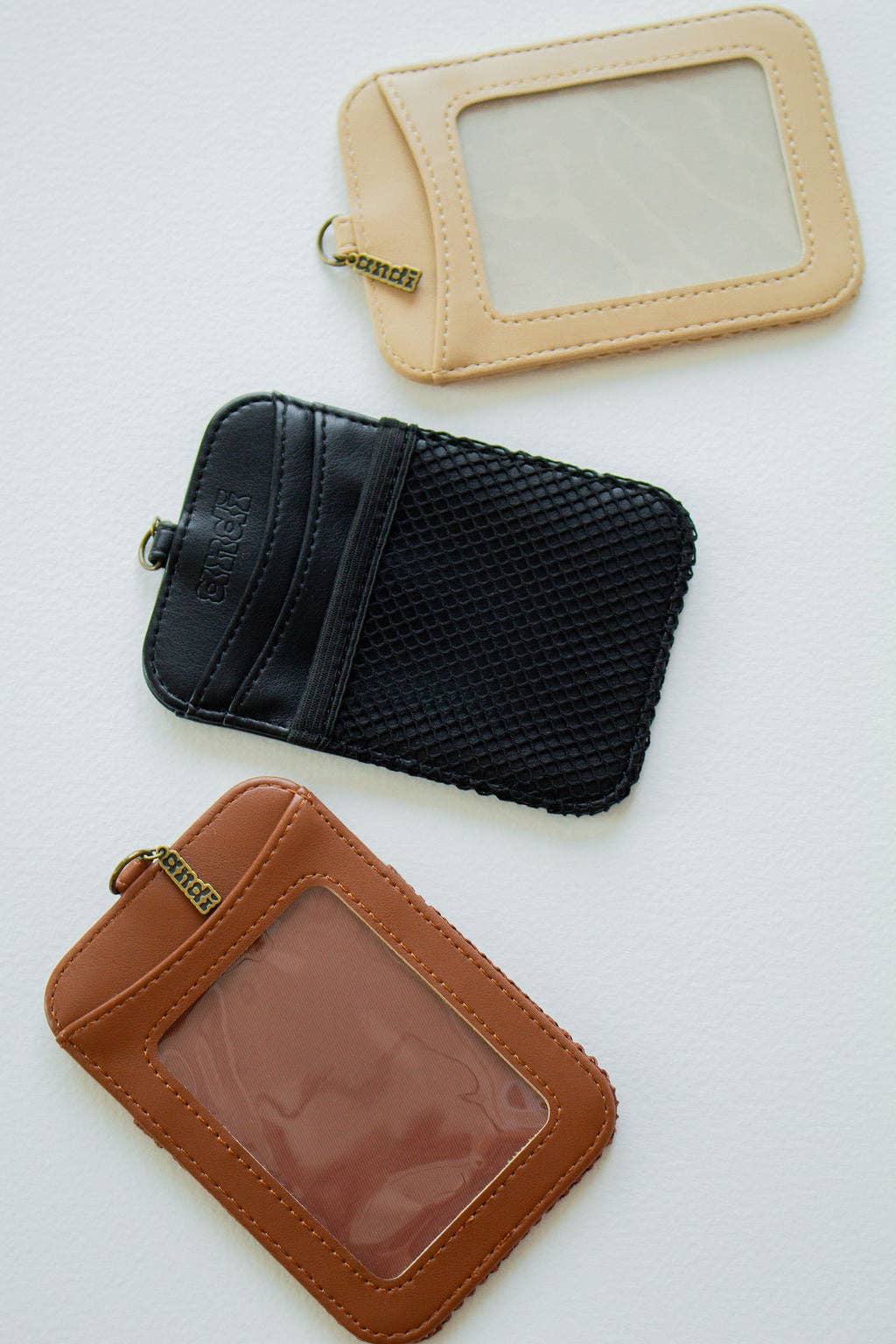 ID Badge Holder: Brown