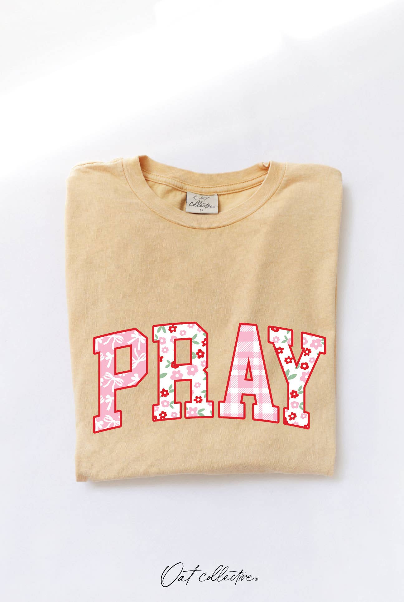 PRAY Graphic Top: FLAMINGO