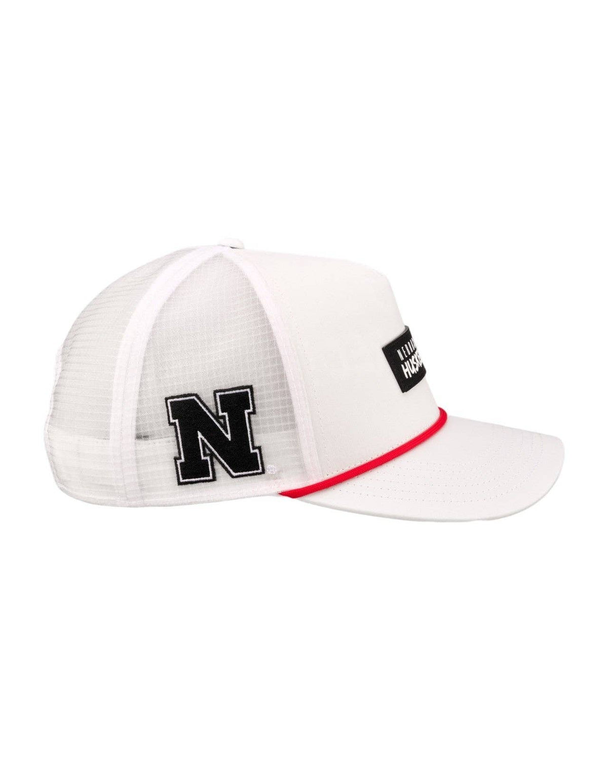 University of Nebraska Whiteout - White NU Hat: SNAPBACK