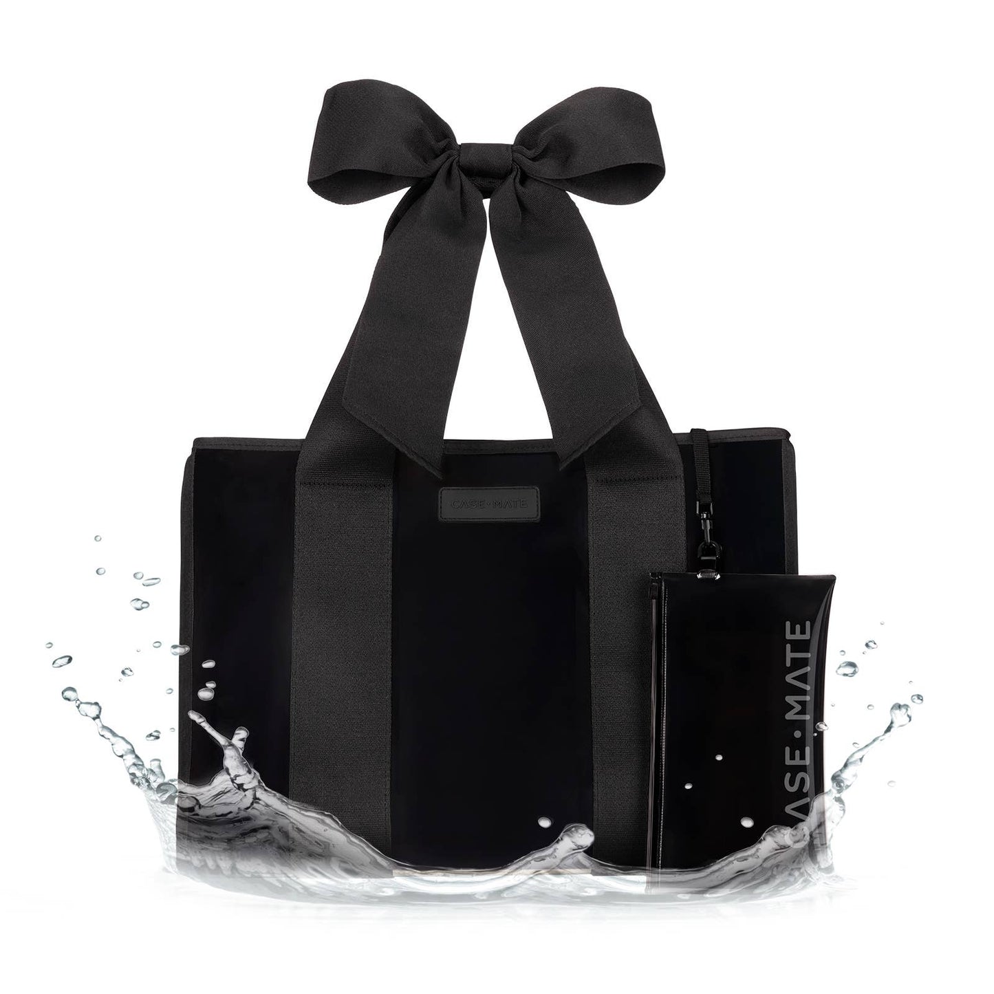 Case-Mate Midnight Black Bow Tote Bag