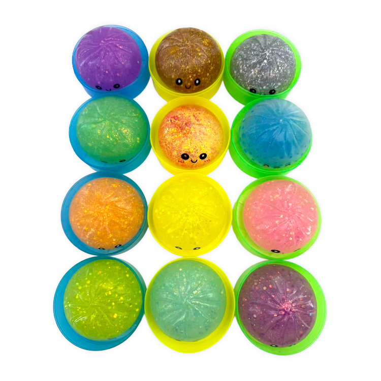 Glow-in-the-Dark Mystery Dumpling Squishy Toy - 12/Display: Wholesale Price