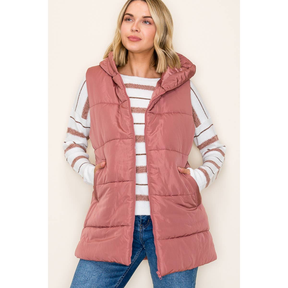 Hooded Puffer Vest