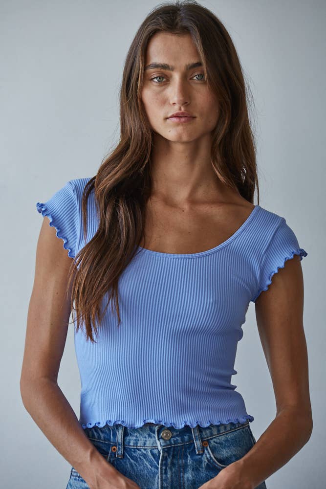 Seamless Ribbed Crop Top