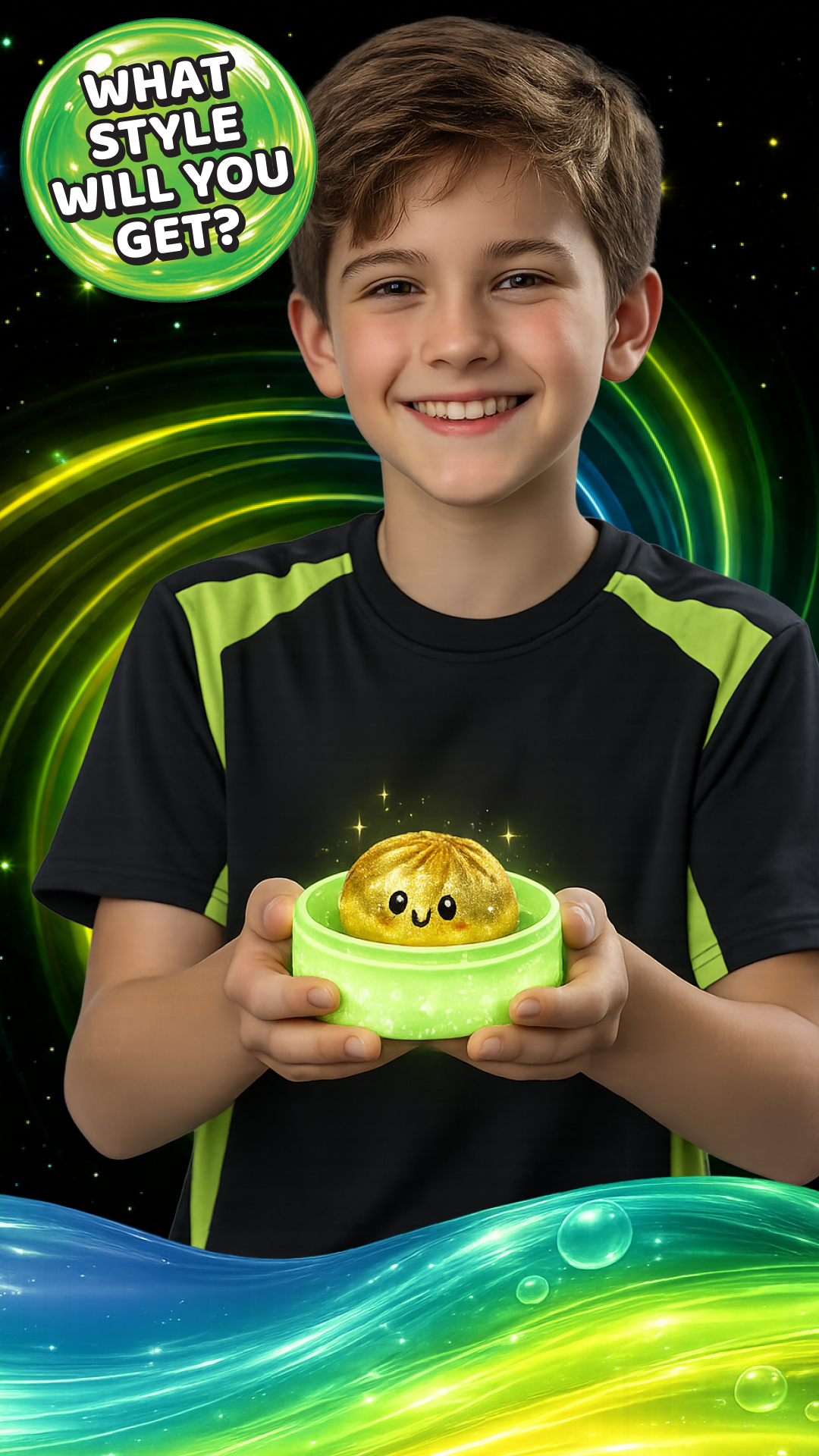 Glow-in-the-Dark Mystery Dumpling Squishy Toy - 12/Display: Wholesale Price