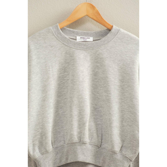Long Sleeve Cropped Sweatshirt