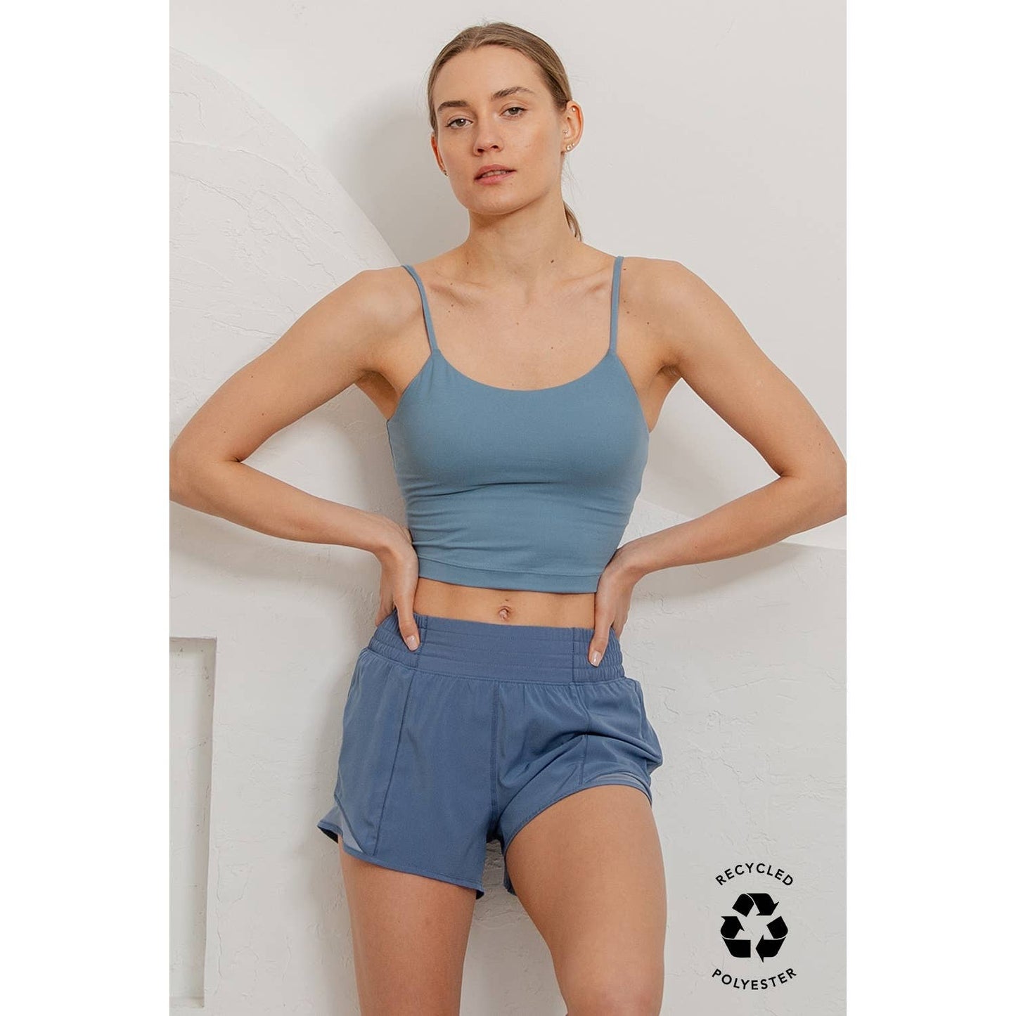 3INCH STRETCH WOVEN EXERCISE SHORTS: Kelly Green / S-M-L-XL(2-2-2-2)