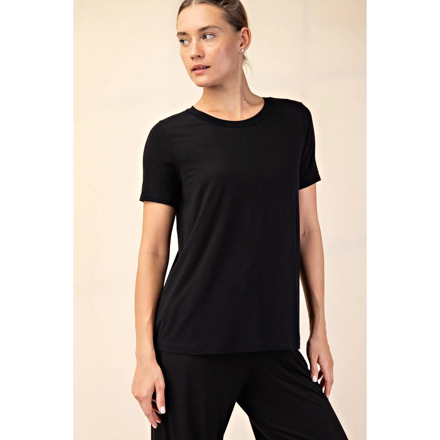 MODAL SHORT SLEEVE TOP
