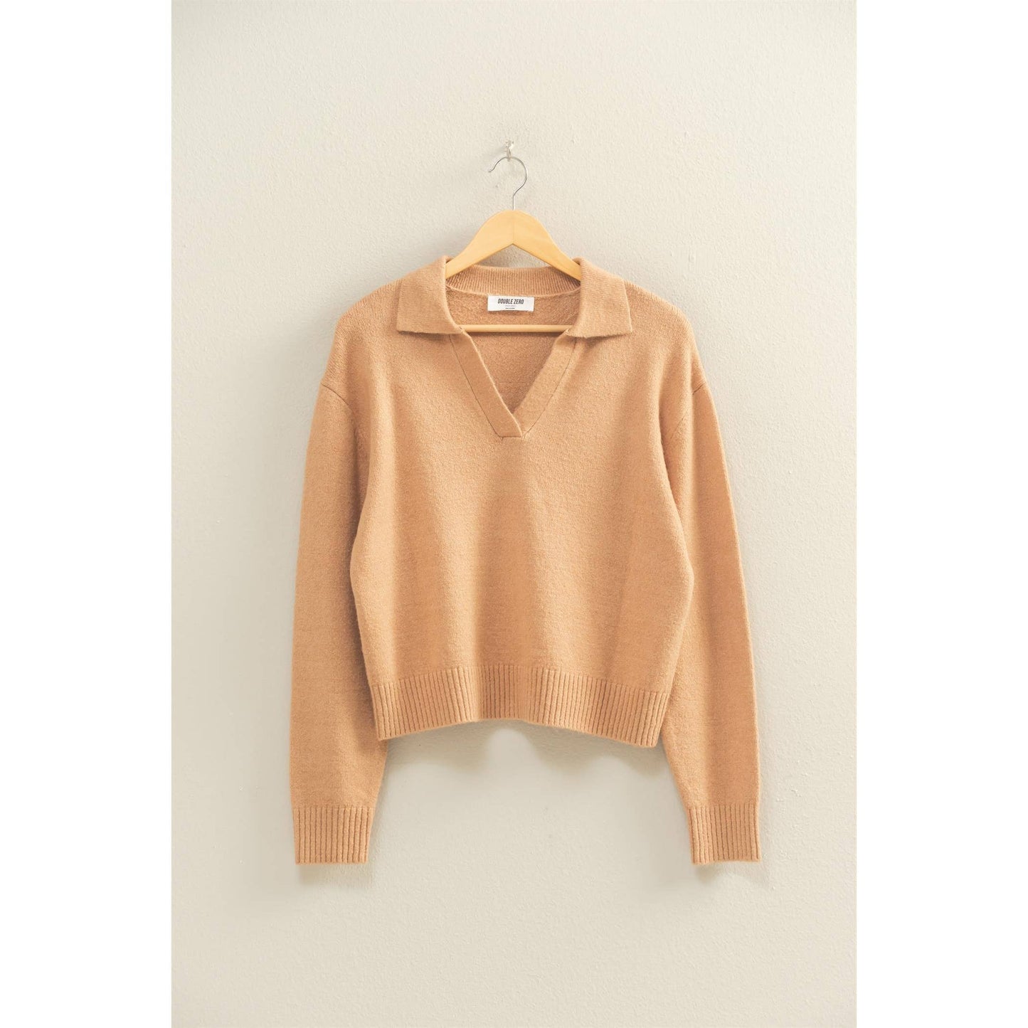 Collared V Neck Sweater