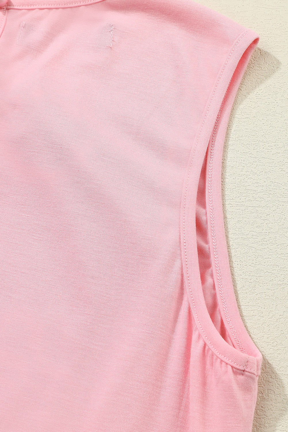 Pink Sleeveless Top