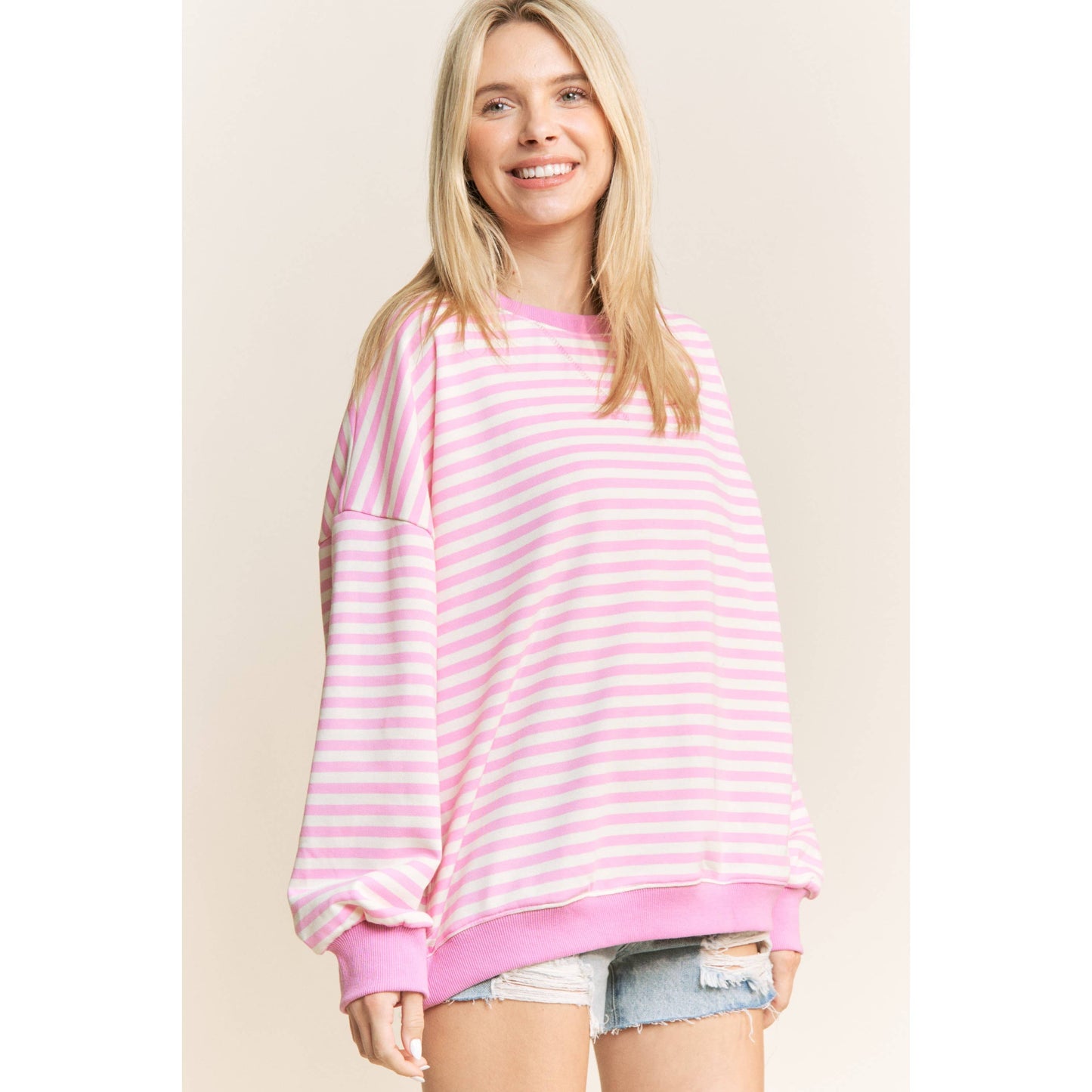 stripe pullover