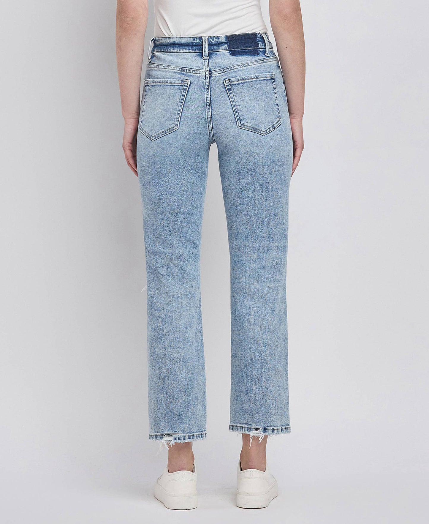 Flying Monkey HIGH RISE DISTRESSED STRAIGHT JEANS