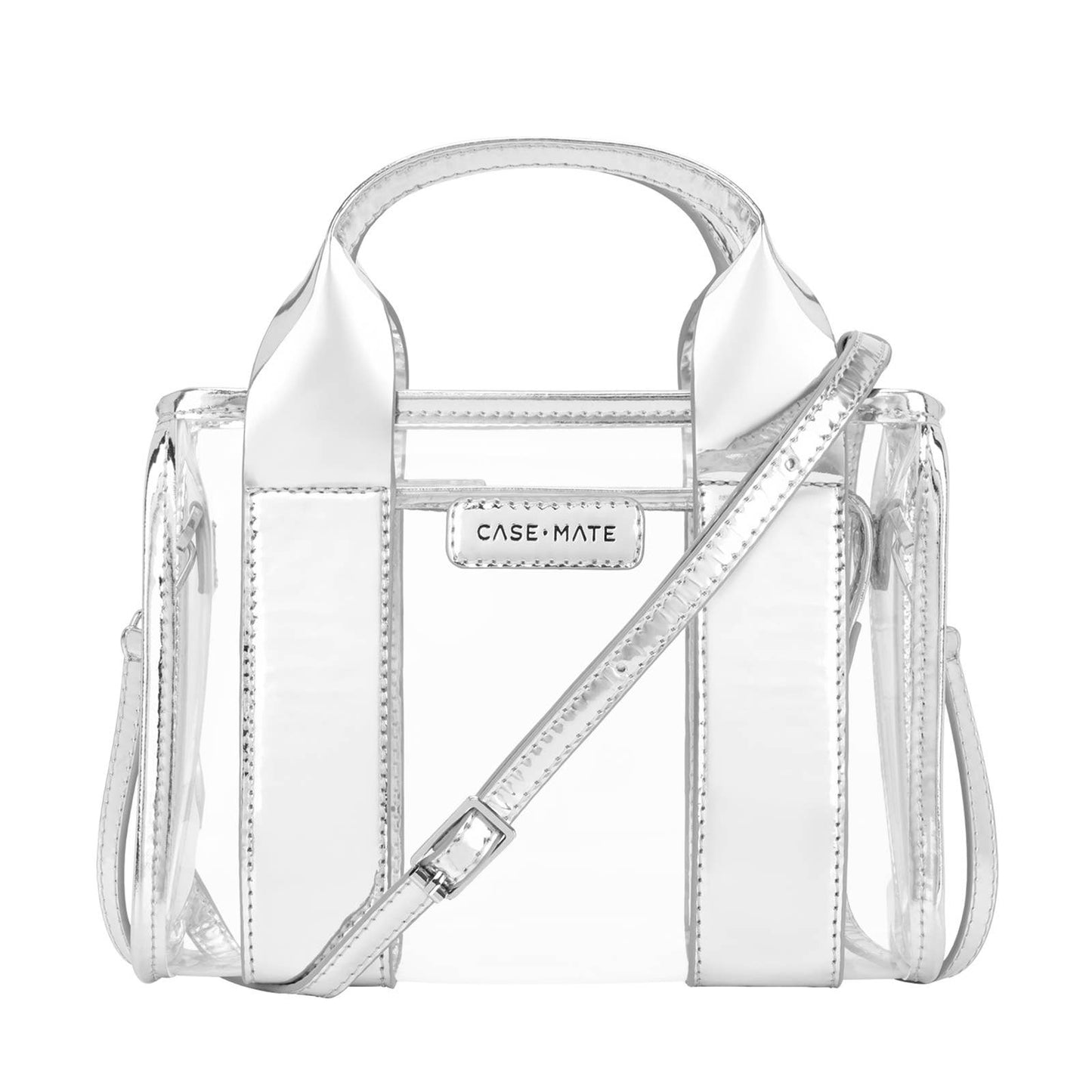Case-Mate Clear Stadium Bag: Varsity Red Bow