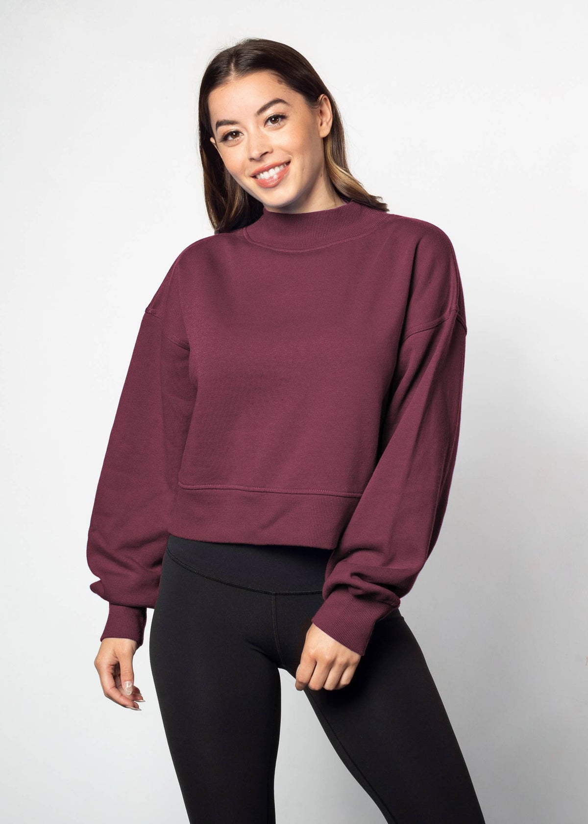 Hailey Sweatshirt, All Colors: Ash Grey / M