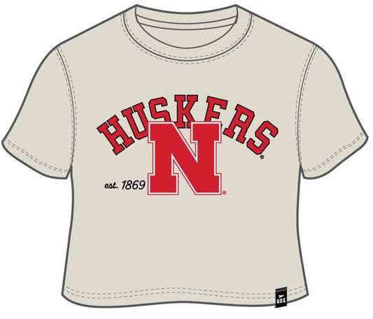 Nebraska Arch Crop Tee