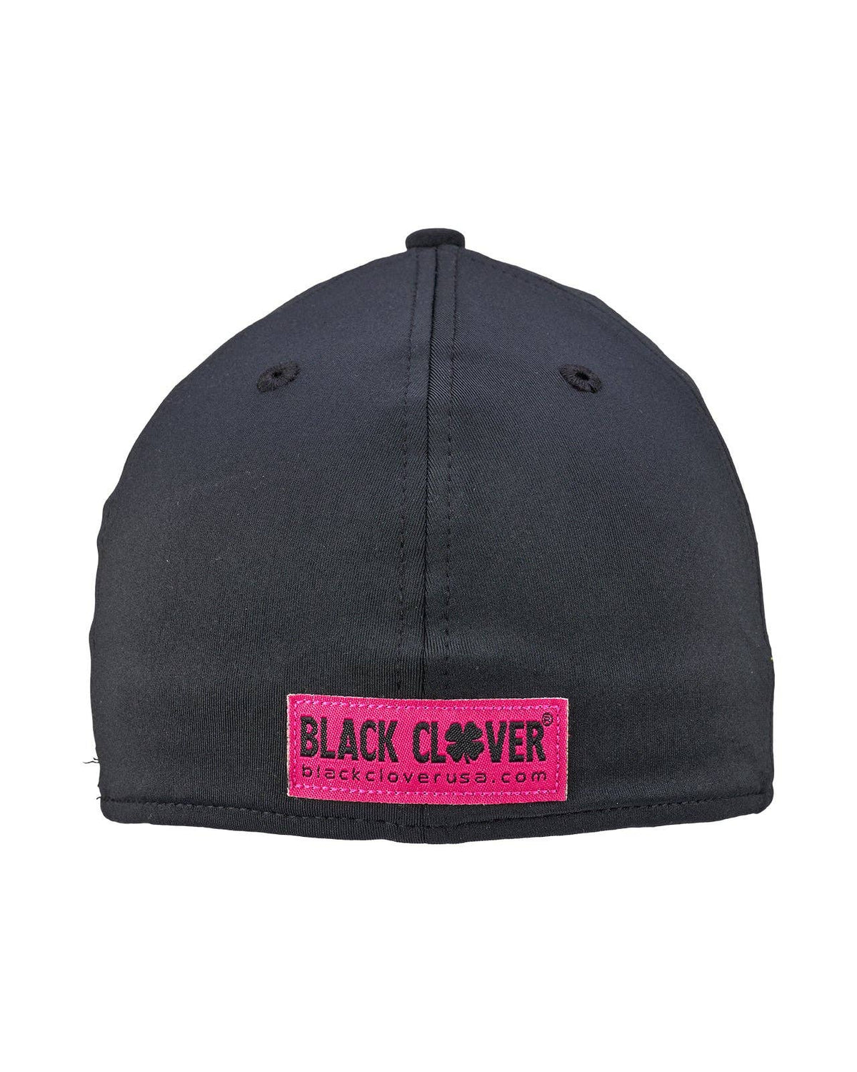 Premium Clover 185 Black Fitted Performance Hat: L/XL