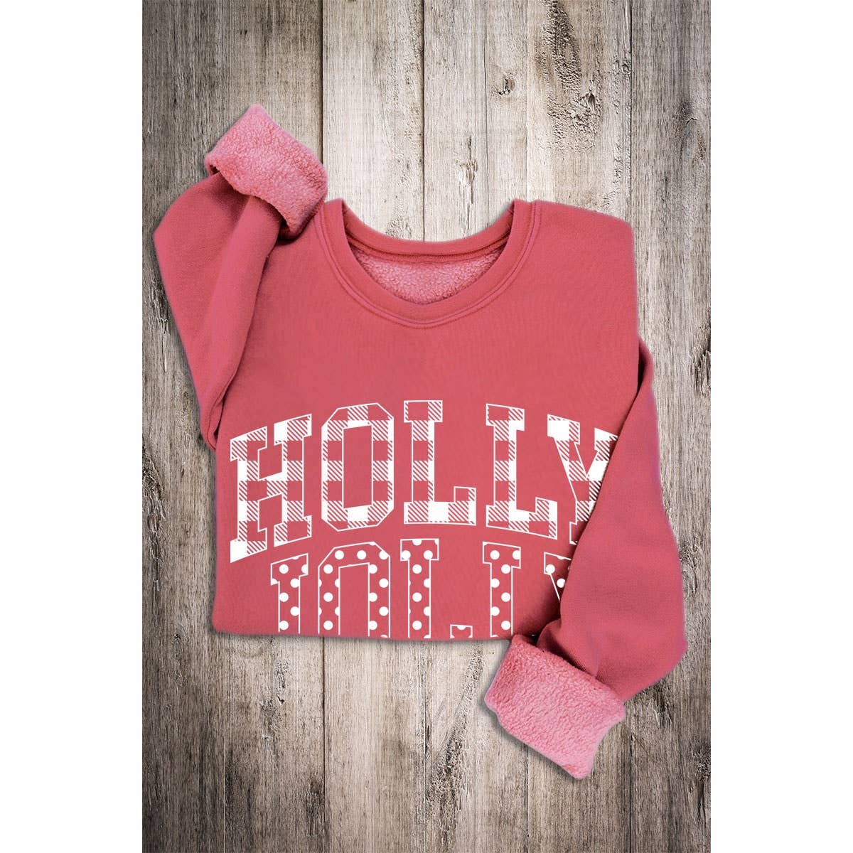 HOLLY JOLLY MINERAL SWEATSHIRTS: DUSTY GREEN