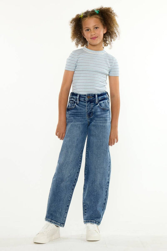 YOUTH  HIGH RISE BARREL-YC20084M: MEDIUM / 6