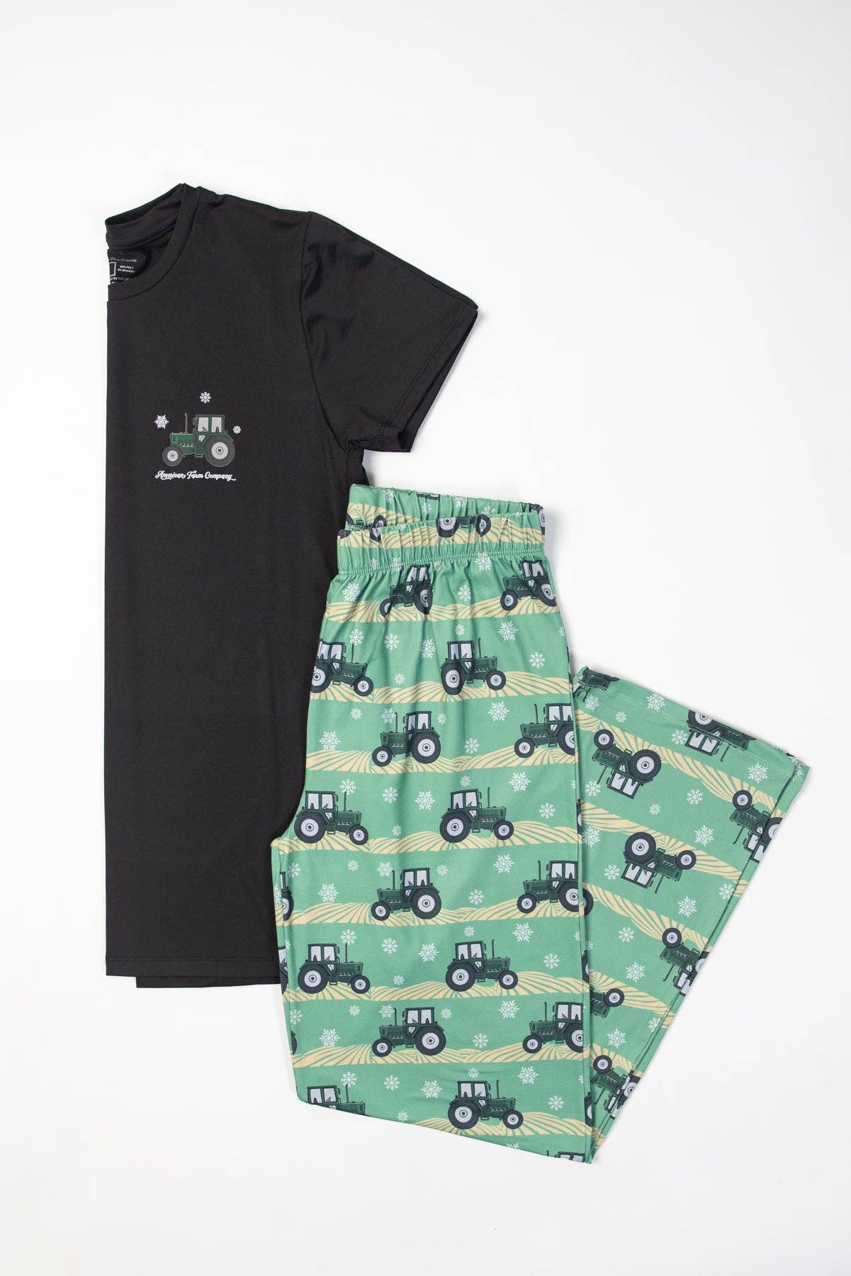 Green Tractor Pajama Pants