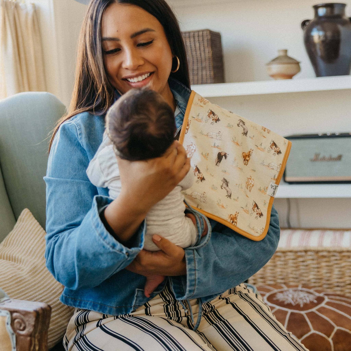 Premium Burp Cloths - Cheyenne