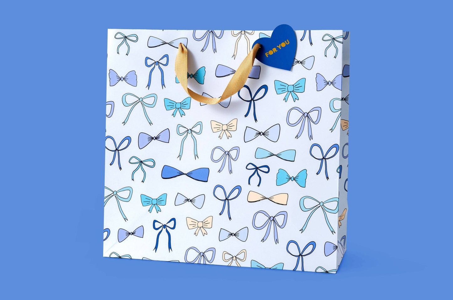 Blue Bows Gift Bag