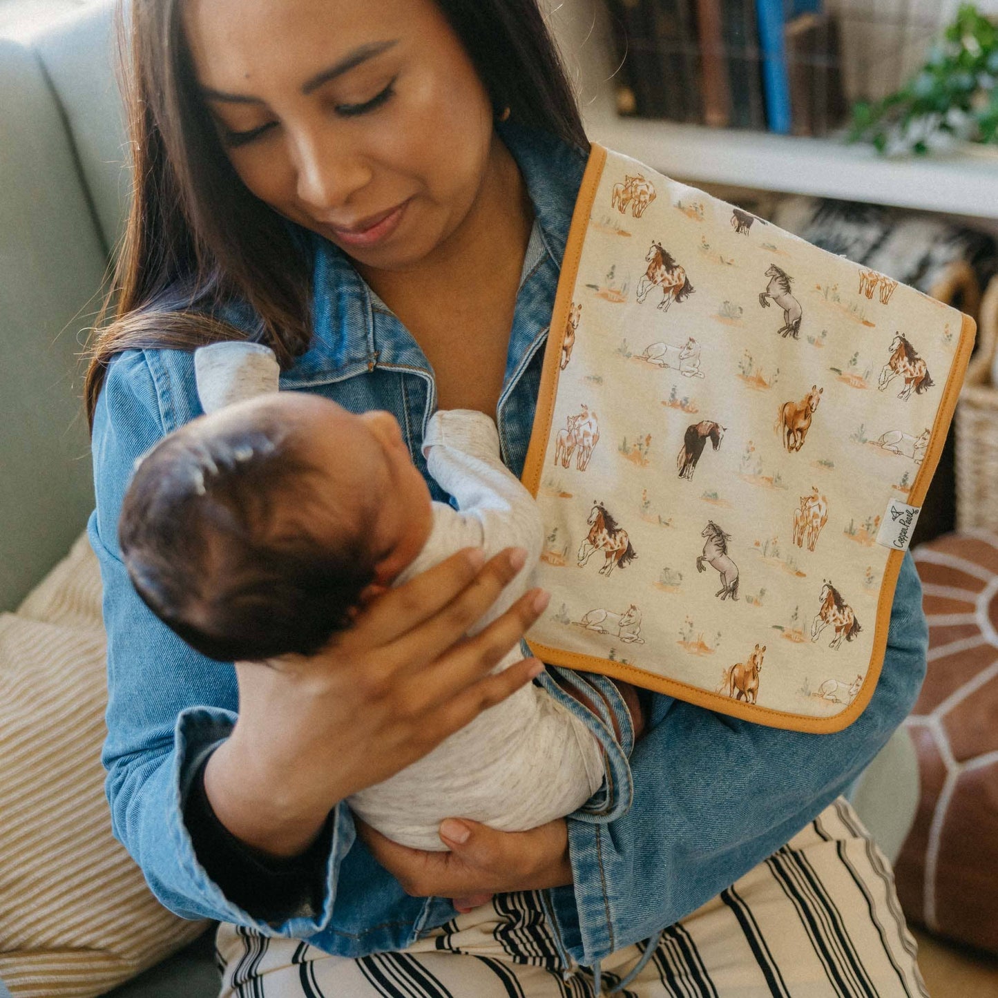 Premium Burp Cloths - Cheyenne