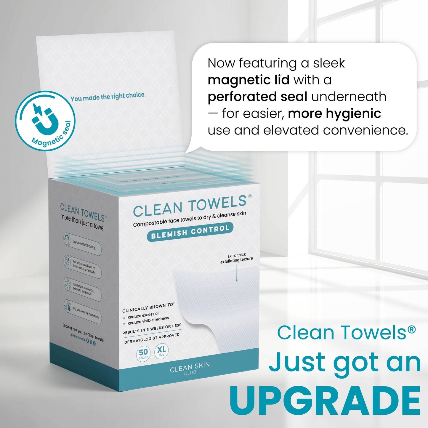 Clean Towels™ Blemish Control, 50 Count