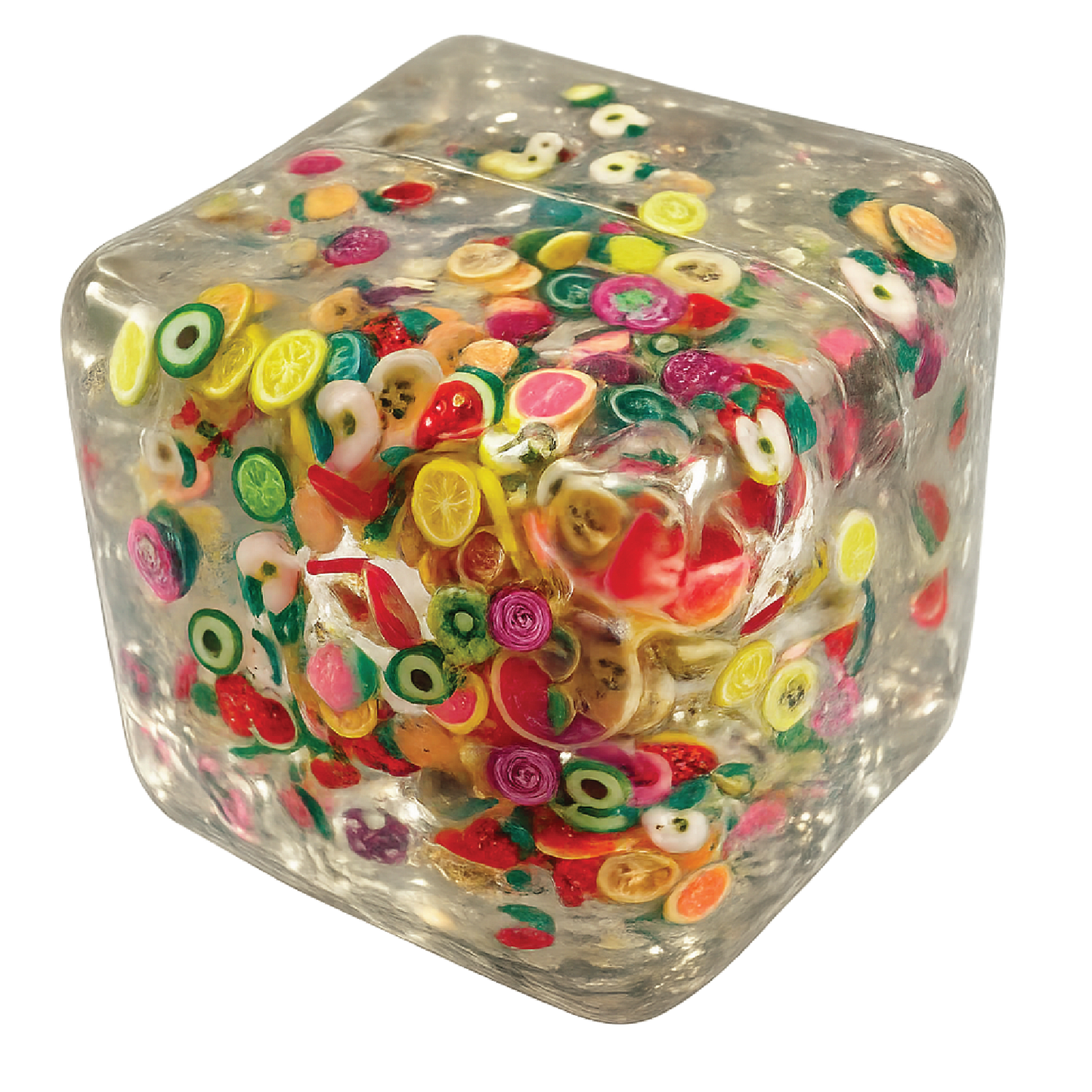 Fun Doh Squishy Charm Cube Fidget Toy Variety - 12/Display: Wholesale Price