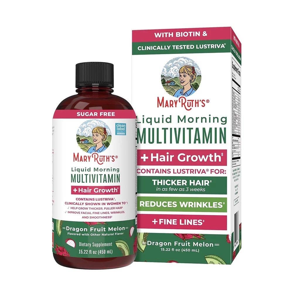 Dragonfruit Melon Liquid Morning Multivitamin + Hair Growth