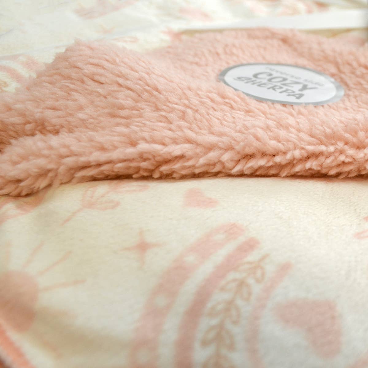 Super Soft Reverse side Cozy Sherpa Plush Baby Blanket