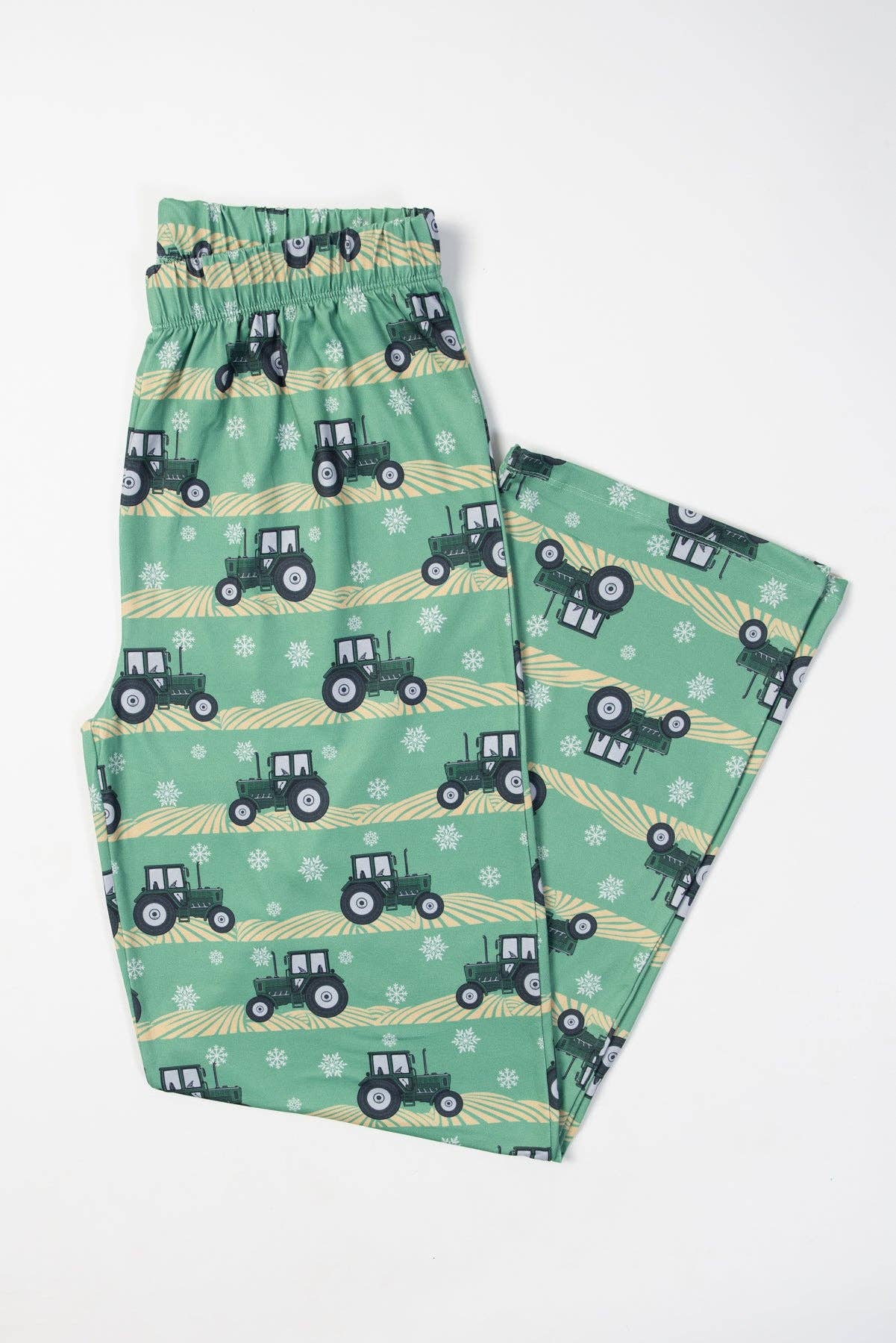 Green Tractor Pajama Pants