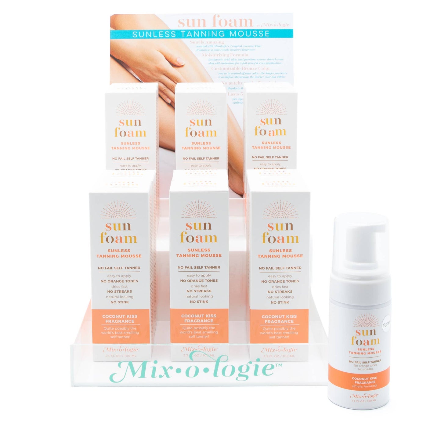 SunFoam Tanning Mousse Self Tanner: White