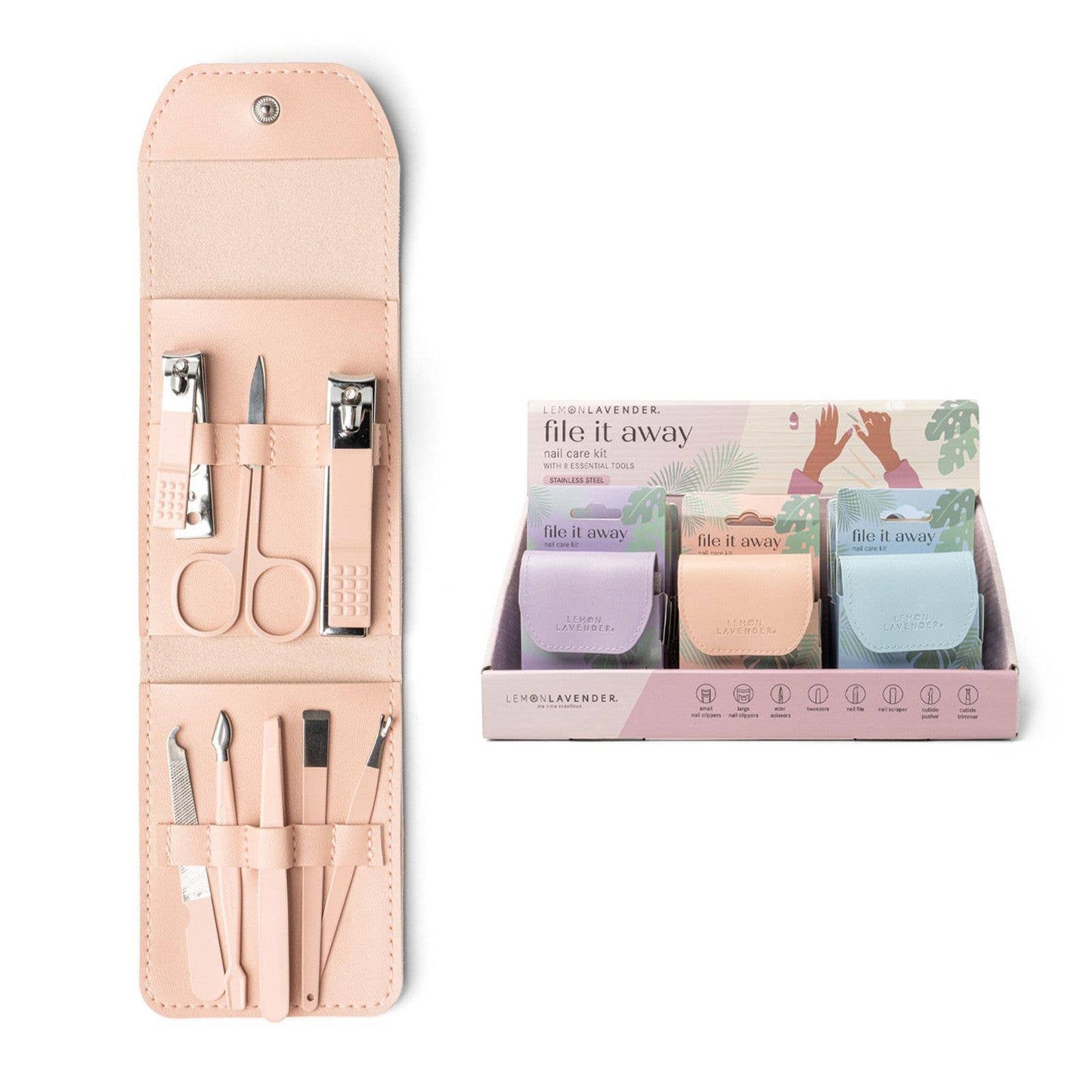 Lemon Lavender Nail Kit