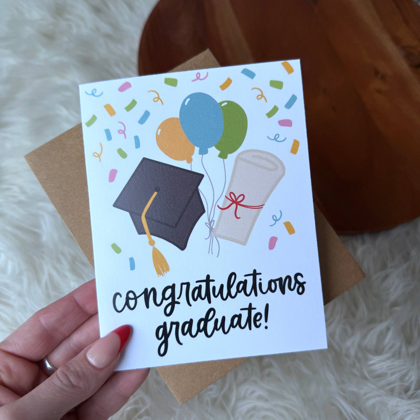"Congratulations graduate!" Graduation Celebration Card