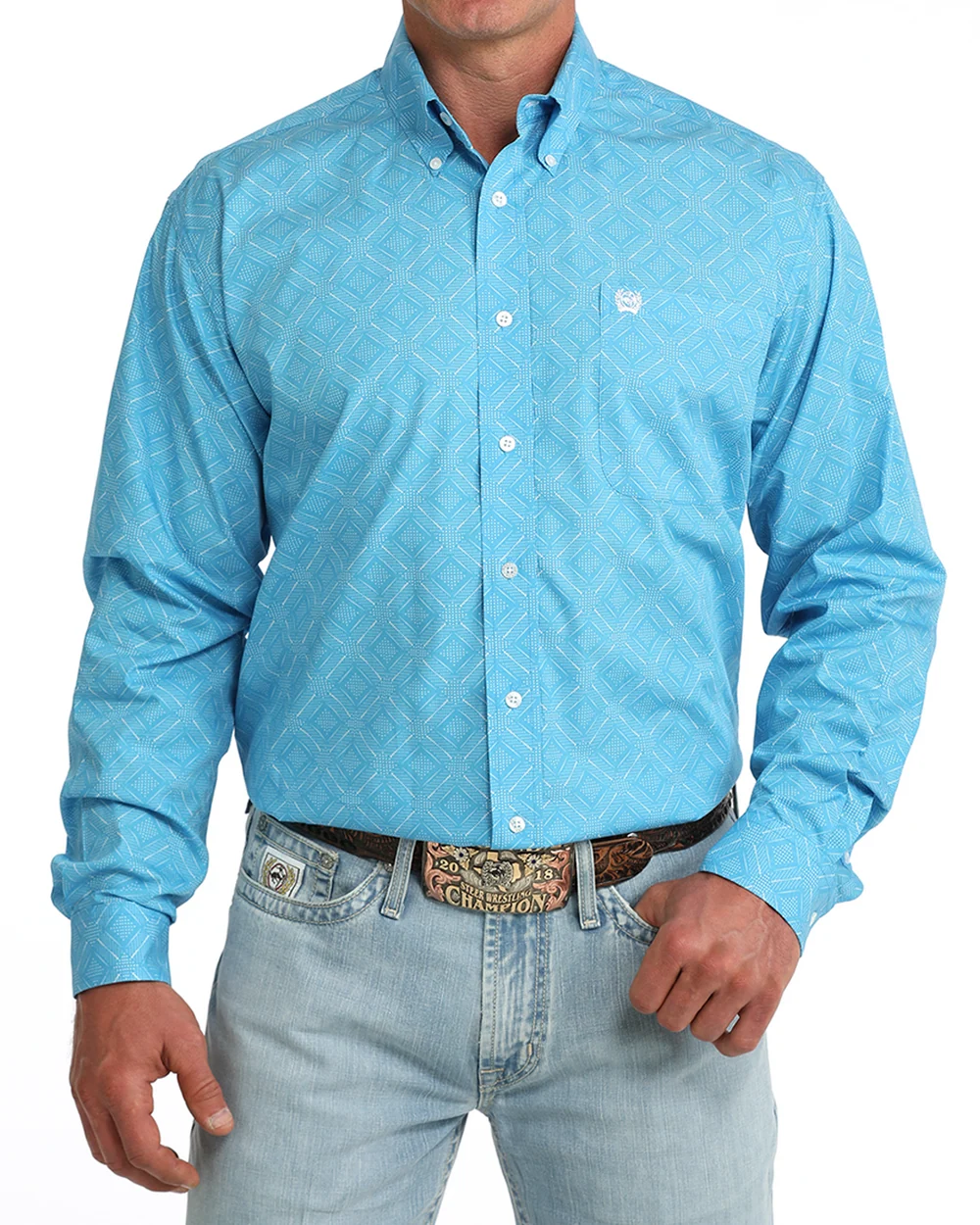 CINCH MEN'S CLASSIC FIT BUTTON-DOWN WESTERN SHIRT