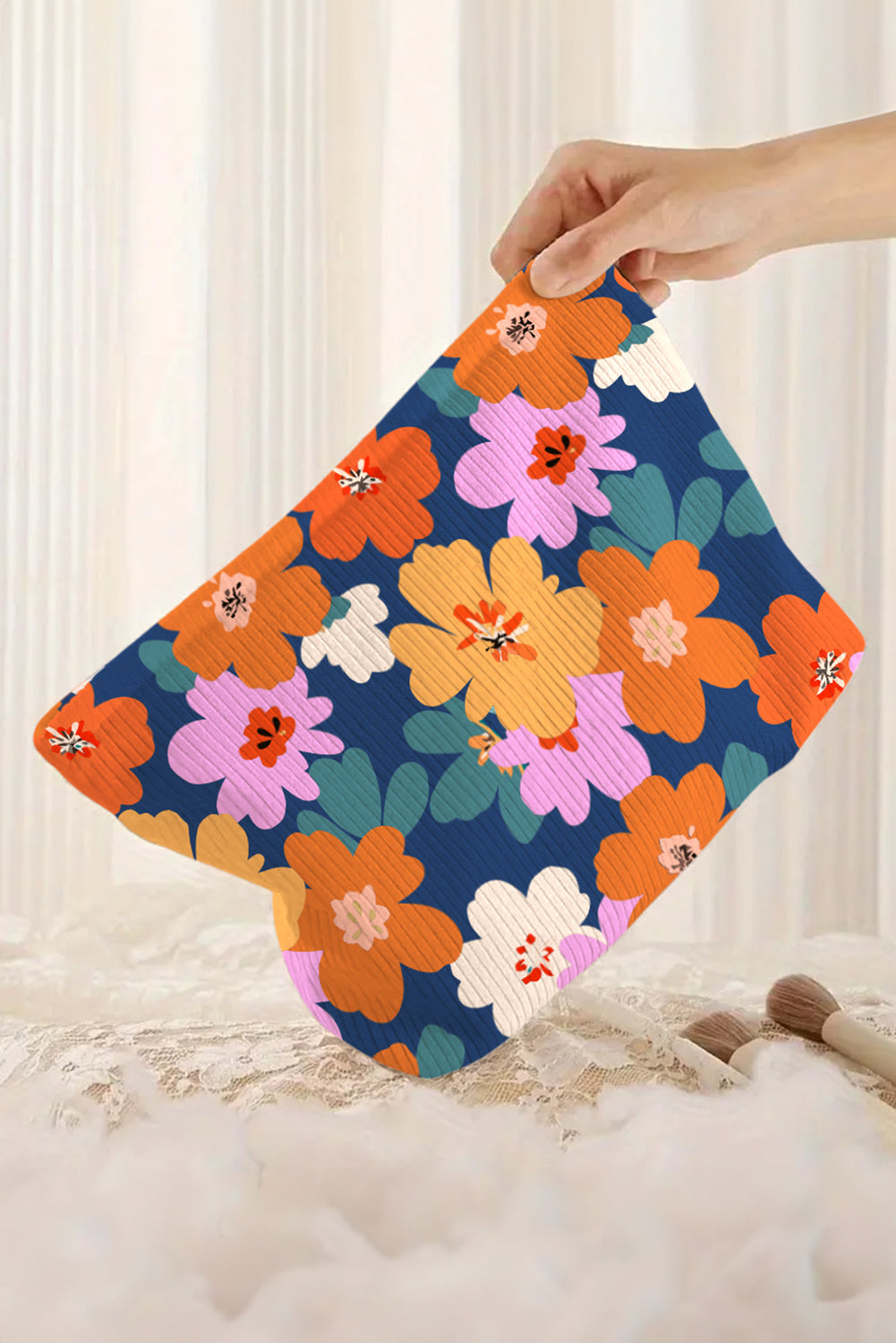 Flower Cosmetic Bag