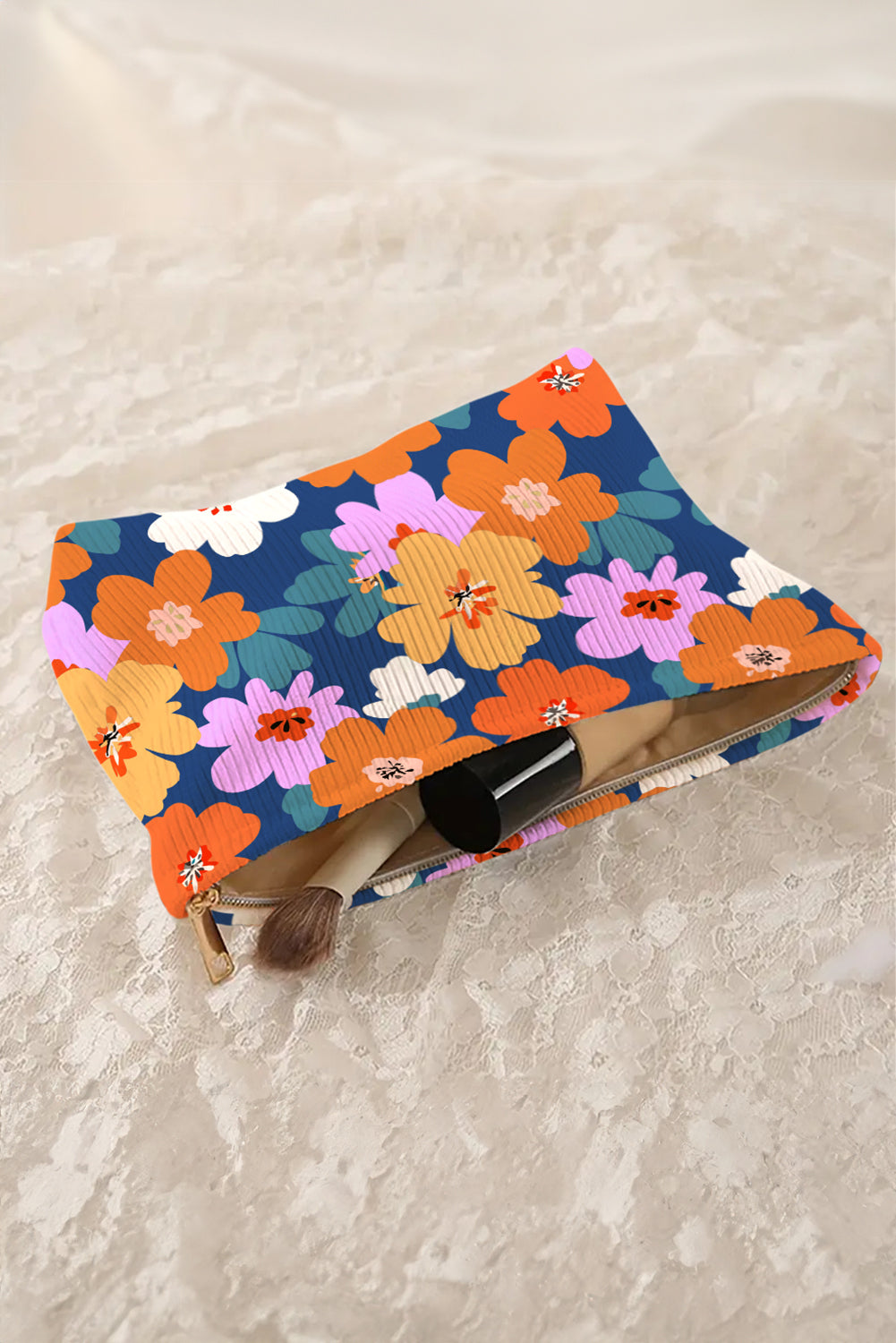 Flower Cosmetic Bag
