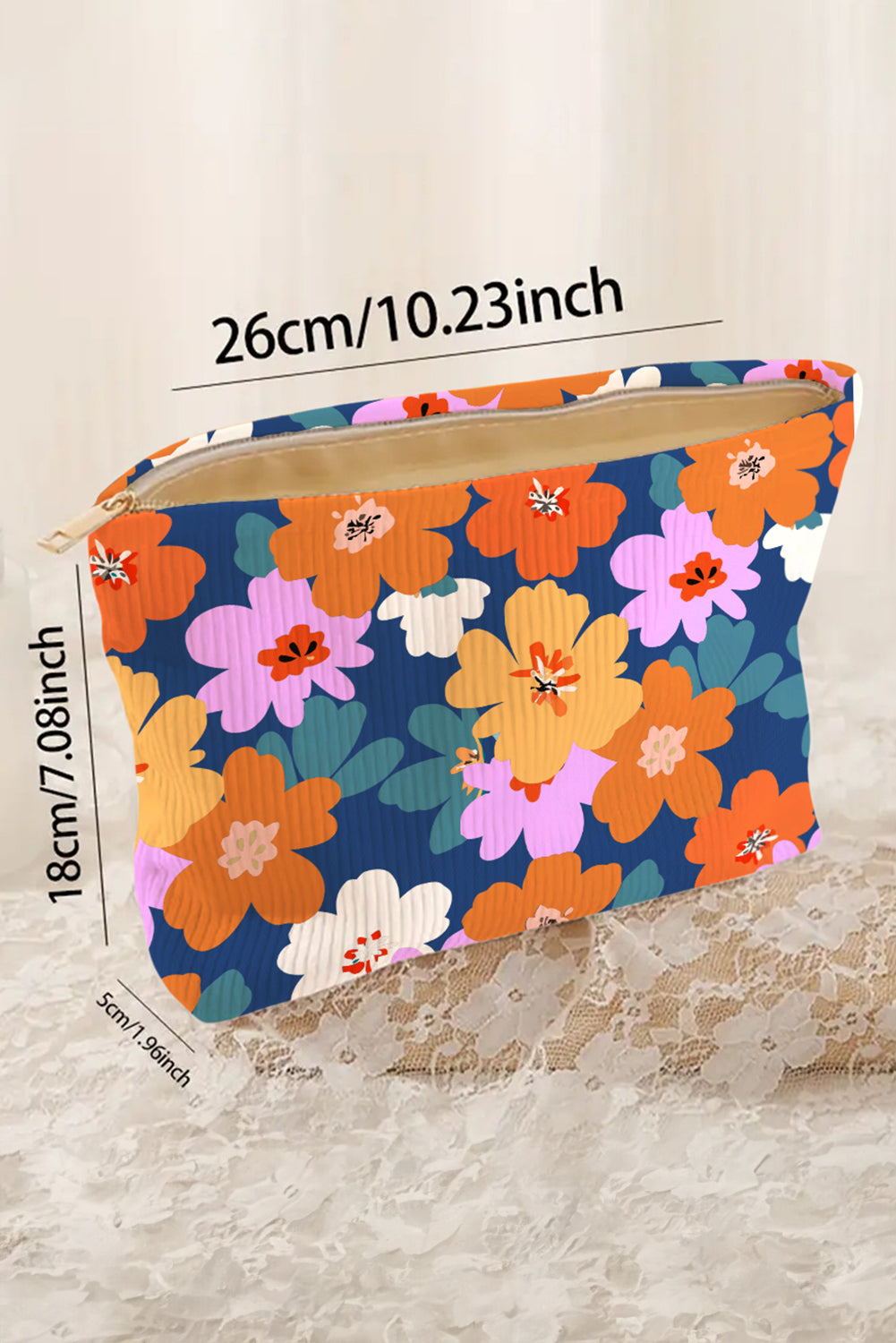 Flower Cosmetic Bag