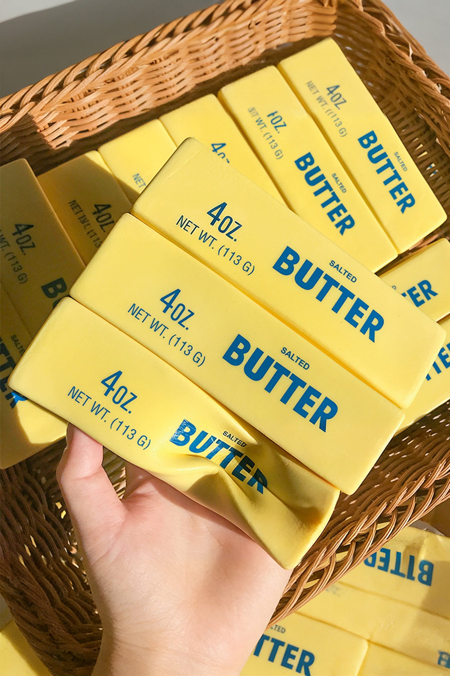 Yellow Butter Pressure Toy