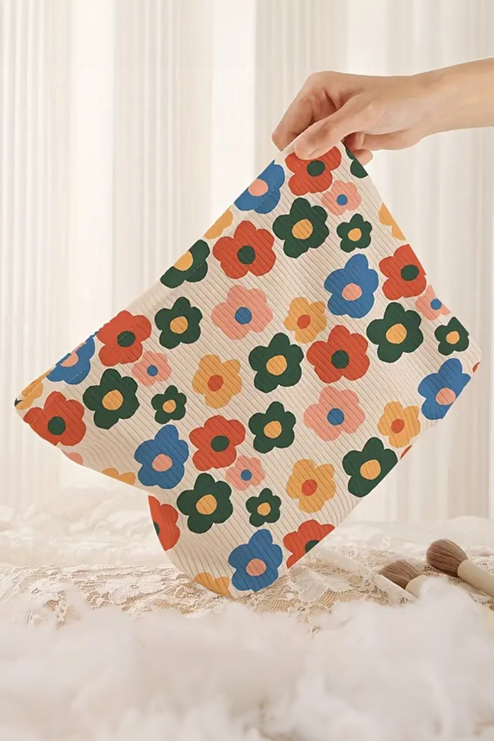 Flower Cosmetic Bag