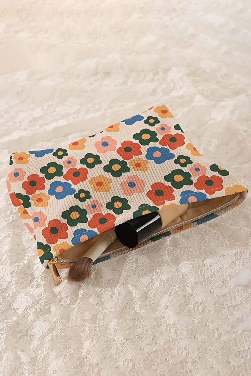Flower Cosmetic Bag