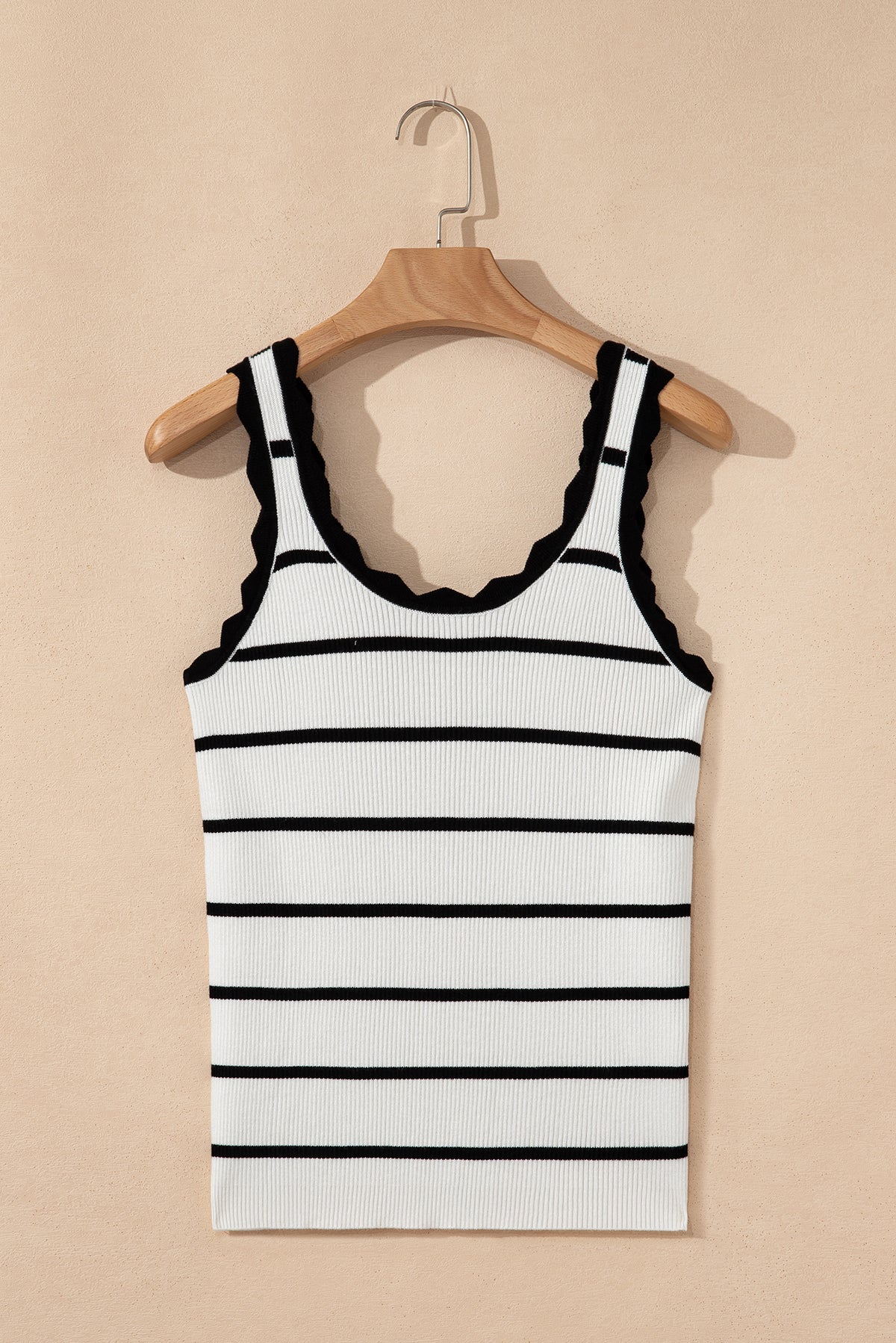 Black Striped Sweater Vest